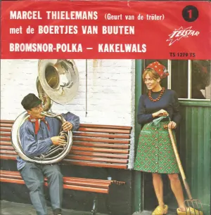 Pochette de De bromsnor-polka / Kakelwals de De Boertjes van Buuten