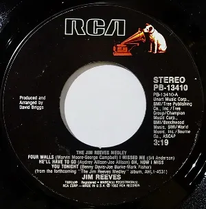 Pochette de The Jim Reeves Medley / He’ll Have to Go de Jim Reeves
