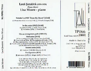Pochette Janáček Piano Music