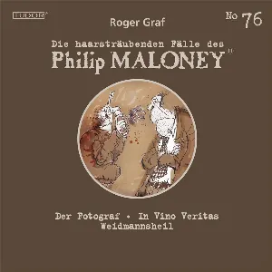 Pochette de Die haarsträubenden Fälle des Philip Maloney, N° 76 de Roger Graf