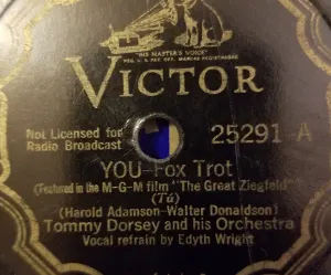 Pochette de You / You Never Looked So Beautiful de Tommy Dorsey and His Orchestra