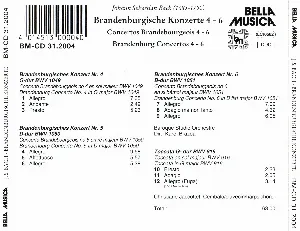 Pochette Brandenburgische Konzerte 4 - 6